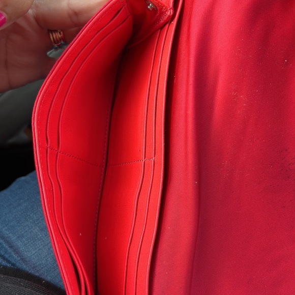 FLASH SALE Tumi Red 2 in 1 Large Wallet - Picture 9 of 9